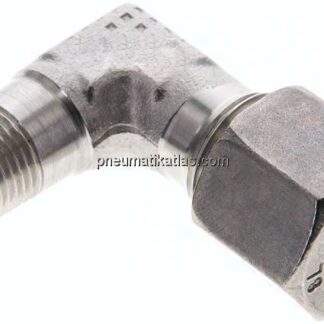 Winkel-Schneidringverschraub. NPT 1/8"-8 L (M14x1,5), 1.4571