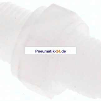 Doppelnippel G 1/8"-G 1/8", PVDF