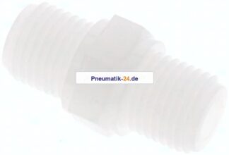 Doppelnippel G 1/4"-G 1/4", PVDF