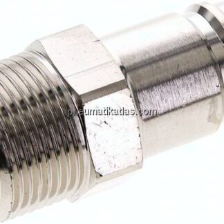 Kupplungsstecker (NW15) G 3/4"(AG), Messing vernickelt