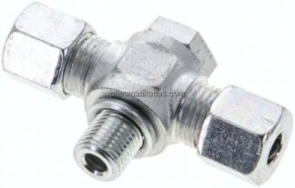 T-Schwenkverschraubung G 1/4"-8 S (M16x1,5), Stahl verzinkt