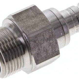 Kupplungsstecker (NW10) G 3/4"(AG), Edelstahl