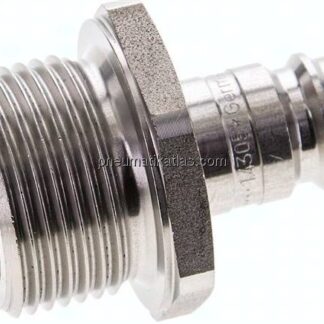 Kupplungsstecker (NW10) G 3/4"(AG), Edelstahl