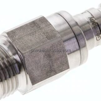 Kupplungsstecker (NW10) G 1/2"(AG), 1.4404