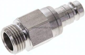 Kupplungsstecker (NW10) G 1/2"(AG), Edelstahl