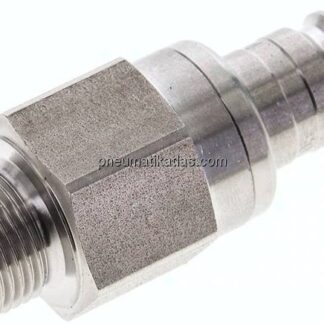 Kupplungsstecker (NW10) G 3/8"(AG), Edelstahl