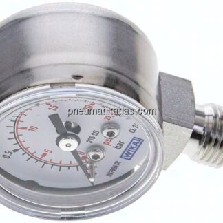 ES-Manometer senkrecht, 40mm, 0 - 1,6 bar, G 1/4"