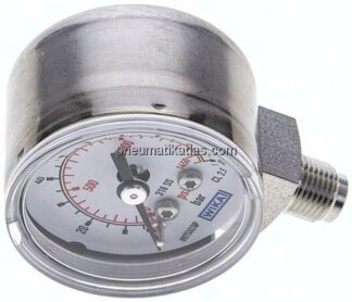 ES-Manometer senkrecht, 40mm, 0 - 100 bar, G 1/8"