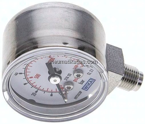 ES-Manometer senkrecht, 40mm, 0 - 100 bar, G 1/8"