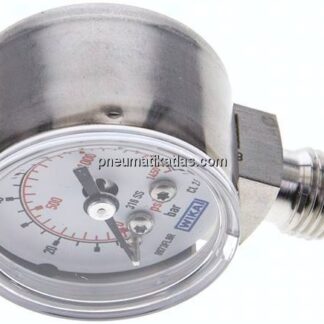 ES-Manometer senkrecht, 40mm, 0 - 100 bar, G 1/4"
