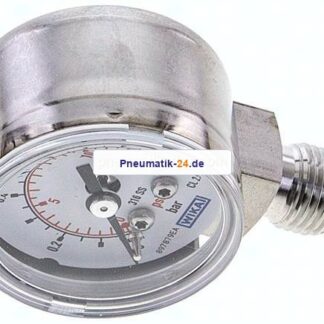 ES-Manometer senkrecht, 40mm, 0 - 1 bar, G 1/4"