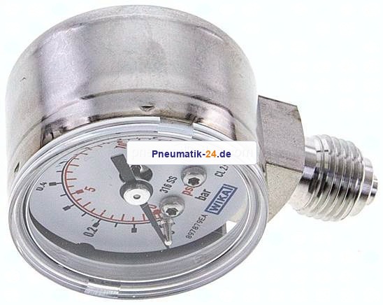 ES-Manometer senkrecht, 40mm, 0 - 1 bar, G 1/4"