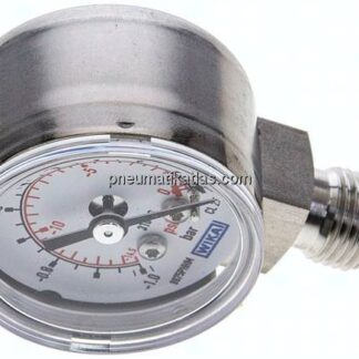ES-Manometer senkrecht, 40mm, -1 bis 0 bar, G 1/4"