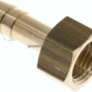 Aufschraub-Schlauchtülle G 1/4"-8 (5/16")mm, Messing