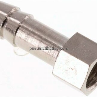 Aufschraub-Schlauchtülle G 1/8"-8 (5/16")mm, Messing vernickelt