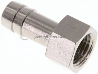 Aufschraub-Schlauchtülle G 1/4"-10mm, Messing vernickelt