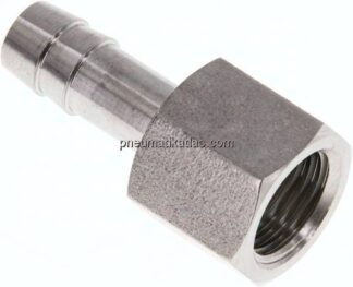 Aufschraub-Schlauchtülle G 1/4"-8 (5/16")mm, 1.4571