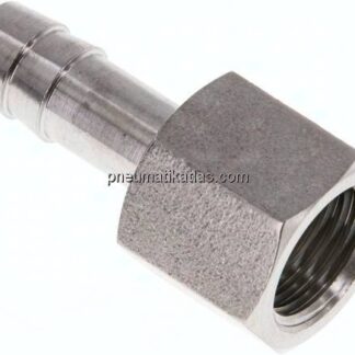 Aufschraub-Schlauchtülle G 1/4"-8 (5/16")mm, 1.4571