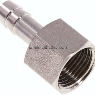 Aufschraub-Schlauchtülle G 3/8"-8 (5/16")mm, 1.4571