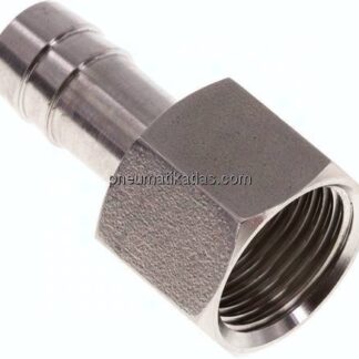 Aufschraub-Schlauchtülle G 3/8"-10mm, 1.4571