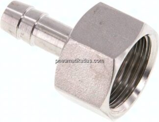Aufschraub-Schlauchtülle G 1/2"-8 (5/16")mm, 1.4571