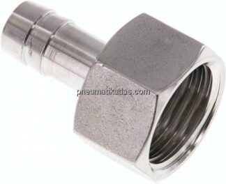 Aufschraub-Schlauchtülle G 1/2"-10mm, 1.4571