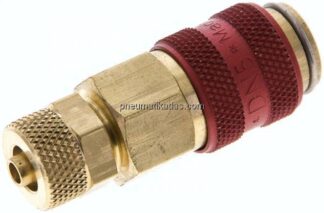 Kupplungsdose (NW5) 6x4mm Schlauch, Messing