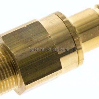 Kupplungsstecker (NW15) G 3/4"(AG), Messing
