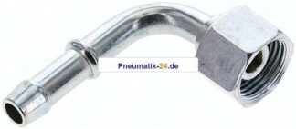 90°-Schlauchnippel G 3/8" Überwurfmutter, 7 - 8mm