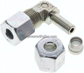 Einstellb. Winkel-Schneidringverschr. 8 S (M16x1,5), Stahl verzinkt