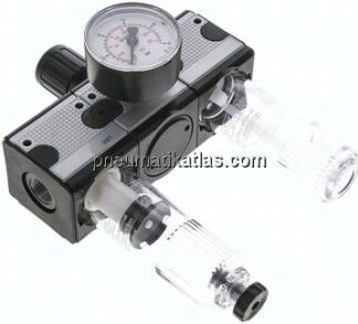 MULTIFIX Wartungseinheit (1), 3-tlg., G 3/8", 0,5 - 16 bar