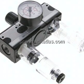 MULTIFIX Wartungseinheit (1), 3-tlg., G 3/8", 0,5 - 16 bar