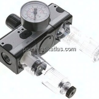 MULTIFIX Wartungseinheit (1), 3-tlg., G 3/8", 0,2 - 6 bar