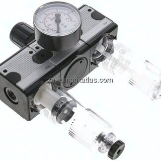 MULTIFIX Wartungseinheit (1), 3-tlg., G 1/4", 0,1 - 3 bar