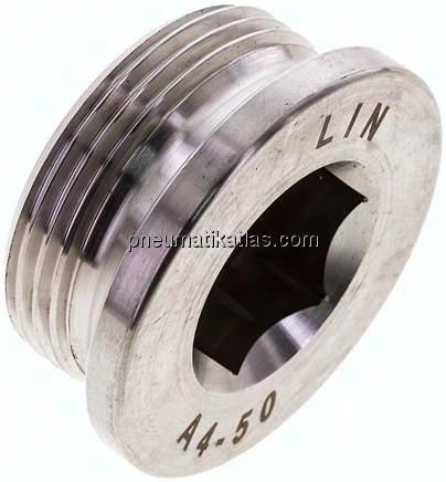 Verschlussstopfen Innenskt. G 1-1/4", V4A