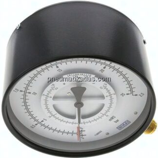Differenzdruck-Manometer senkrecht, 160mm, 0 - 2,5 bar