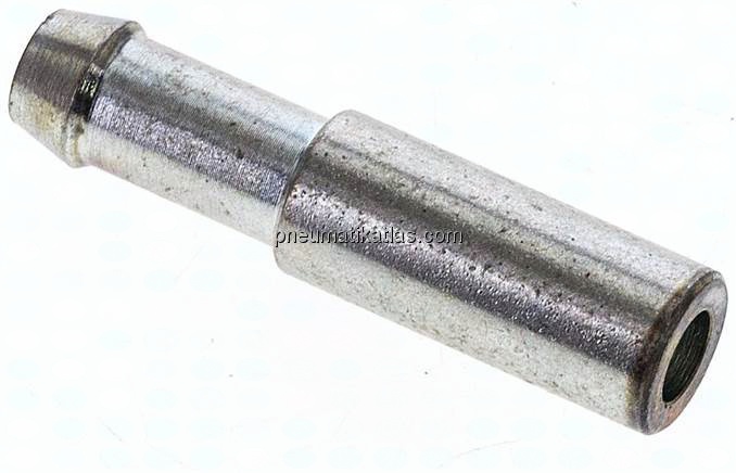 Schlauchnippel Rohr 10, Schl. 7 - 8mm, Stahl verzinkt