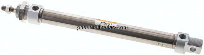 ISO 6432-Zylinder, doppeltwirkend, Kolben 20mm,Hub 160mm