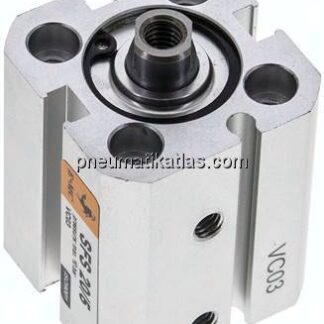 ISO 21287-Zylinder, doppeltw., Kolben 20mm, Hub 5mm