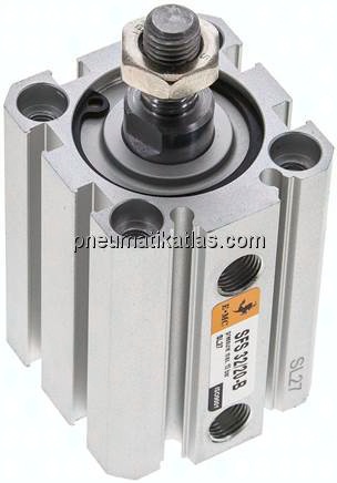 ISO 21287-Zylinder, doppeltw., Kolben 32mm, Hub 20mm