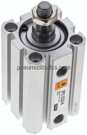 ISO 21287-Zylinder, doppeltw., Kolben 32mm, Hub 30mm