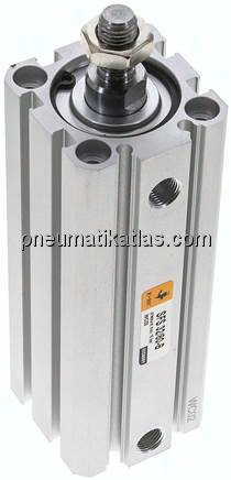 ISO 21287-Zylinder, doppeltw., Kolben 32mm, Hub 80mm