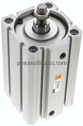 ISO 21287-Zylinder, doppeltw., Kolben 63mm, Hub 80mm