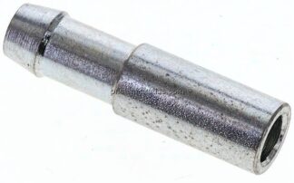 Schlauchnippel Rohr 12, Schl. 9 - 10mm, Stahl verzinkt