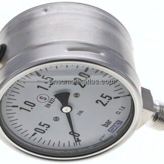 Gly.-Sicherheits-Manometer senkrecht,100mm, 0 - 2,5 bar