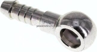 Schlauchnippel 8mm Ring, 5 - 6mm, Stahl verzinkt