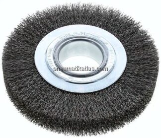 Rundbürste 178mm, Stahldraht gewellt, 50mm Aufnahmebohrung