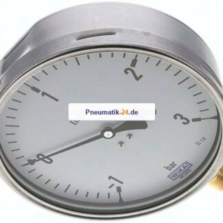 Manometer senkrecht (CrNi/Ms), 160mm, -1 bis 3 bar