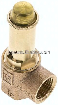 TÜV-Ecksicherheitsventil G 1/2", 1,7 bar Standard