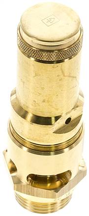 TÜV-Hochleist.-Sicherheitsventil G 1"(0,4bar) Messing